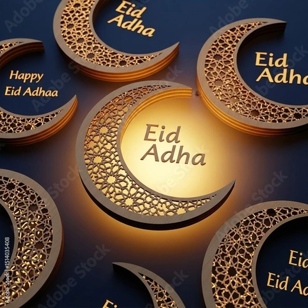 Obraz happy eid adhaa