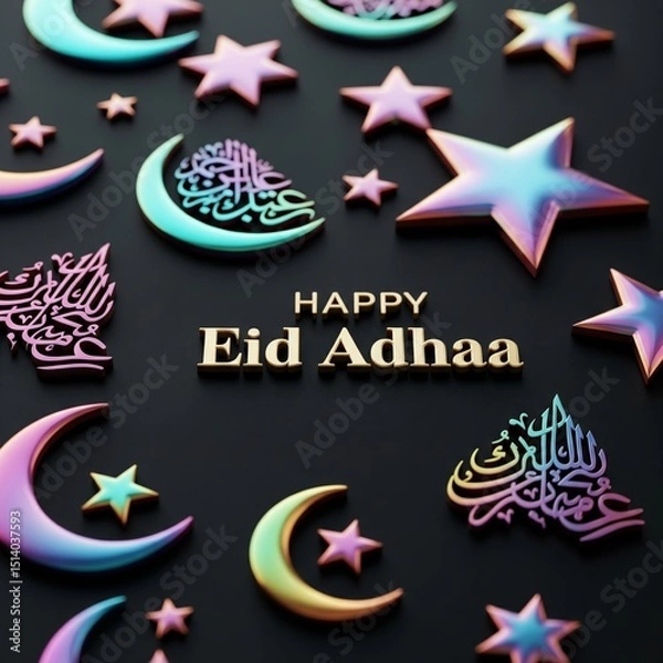 Obraz happy eid adhaa