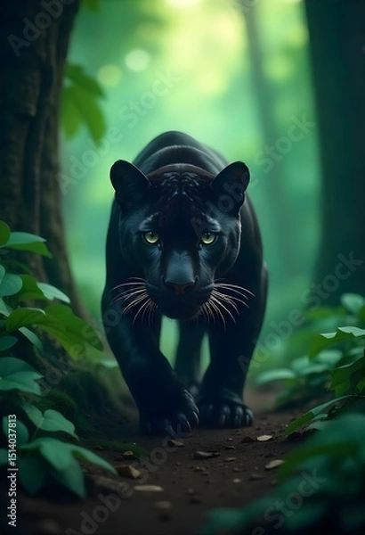 Obraz A 3D icon of a wild animal