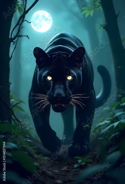 Obraz A 3D icon of a wild animal