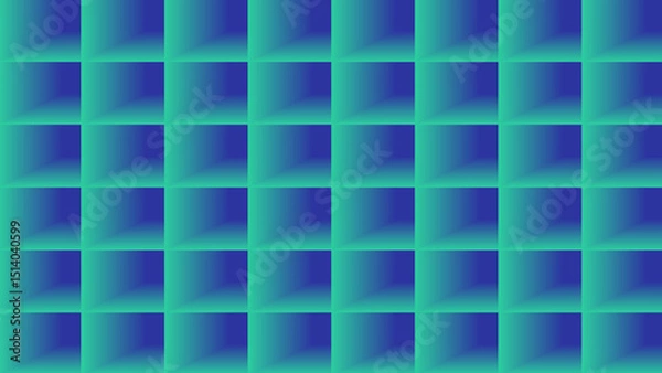 Fototapeta blue cube pattern and background pattern