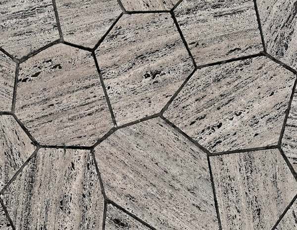 Obraz stone floor texture, paving texture background 