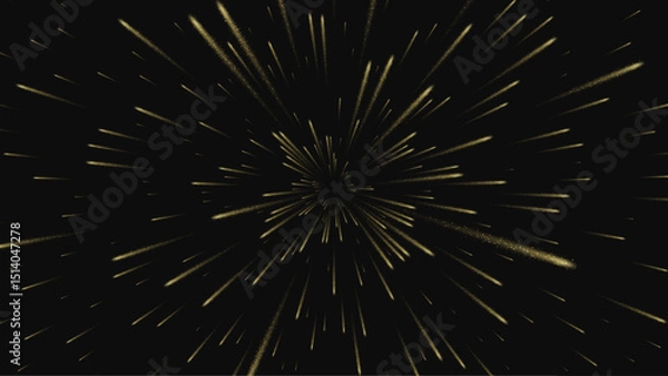 Obraz Abstract star or sun. Explosion fast motion effect. Vector background
