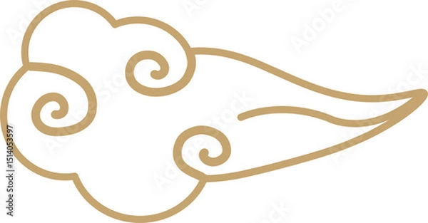 Fototapeta 구름,산,먹,수묵,붓그림,수채화,수묵담채화,종이,명절,새해,설,설날,추석,한가위,구름,풍경