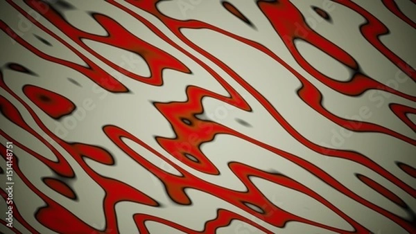 Fototapeta Red and white textured background with abstract pattern and modern digital design