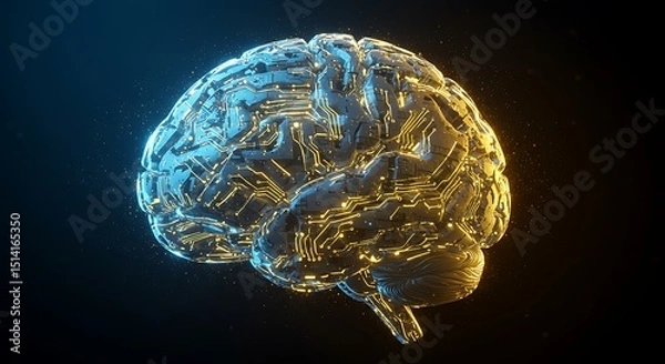 Obraz Human Brain 3D Visualization