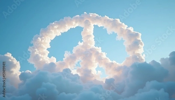 Obraz Cloud Peace Sign