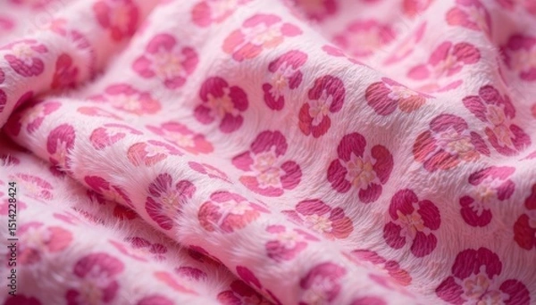 Fototapeta Soft pink leopard fur with intricate swirling patterns and delicate texture, fur, exotic, artistic