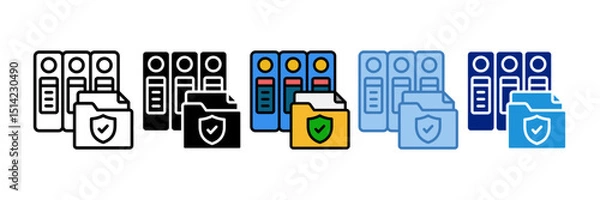 Obraz Document Archive Icon Element For Design