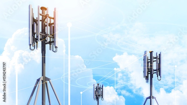 Obraz Technology 6G telecommunication in the future,6G internet concept,
