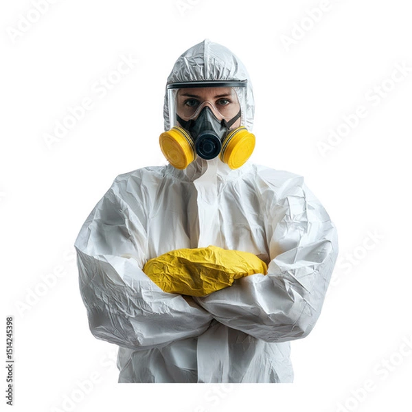 Obraz Occupational Safety Specialist isolated on transparency background