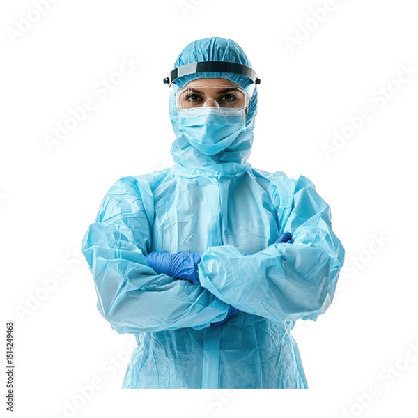 Obraz Public Health Specialist isolated on transparency background