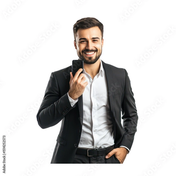 Obraz Sales Consultant isolated on transparency background