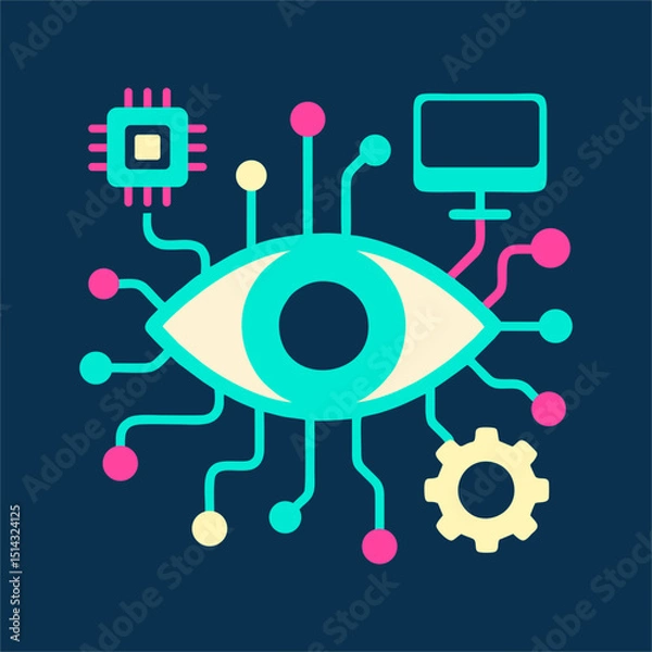 Obraz technology and Biometric Authentication Concept