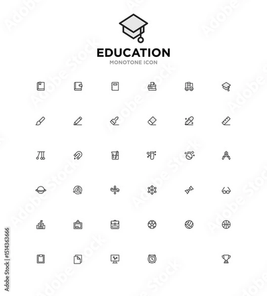 Obraz monotone_010_education.eps