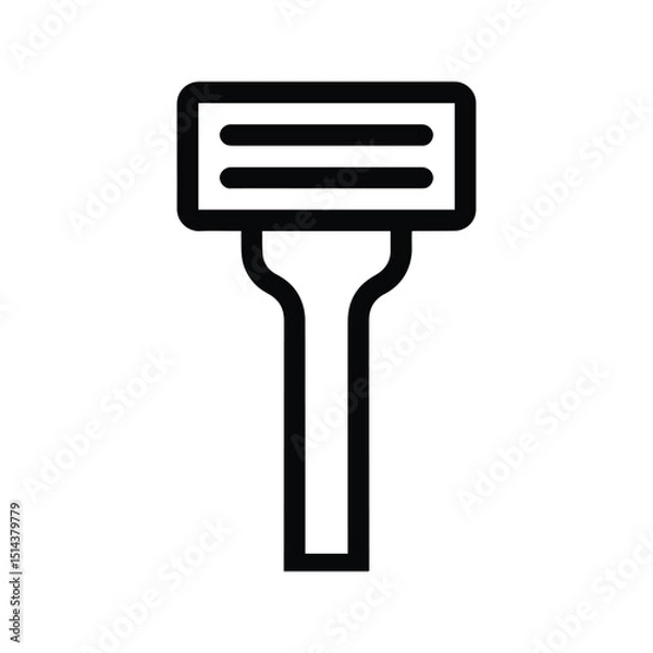 Obraz Razor Icon. Manual Shaver Illustration. Razor. Razor Blade.