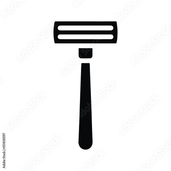 Obraz Razor Icon. Manual Shaver Illustration. Shaving Razor.