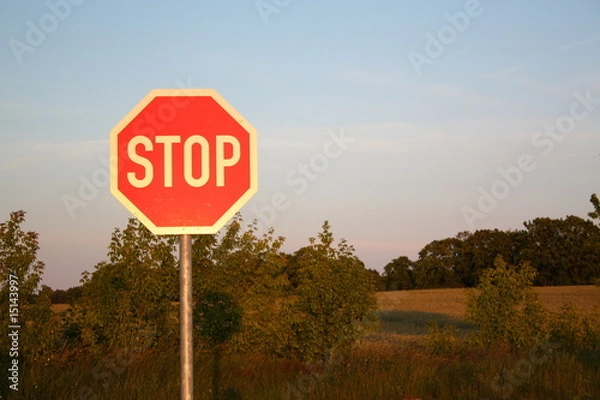 Obraz Stop-Schild