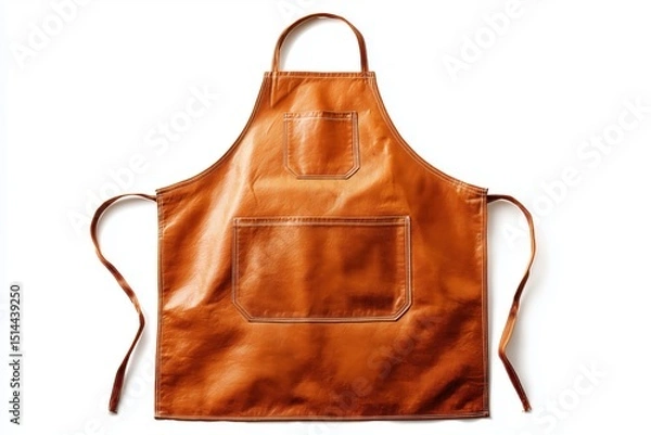 Obraz brown Apron isolated on white