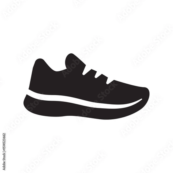 Obraz running shoe icon 
