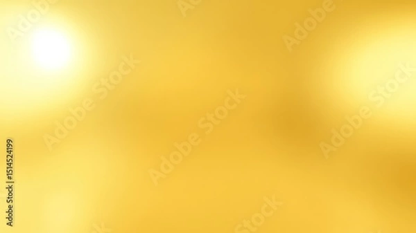 Obraz Abstract blurred golden surface, smooth gradient texture with glowing areas for background or design