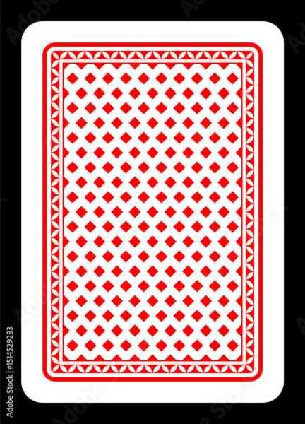 Obraz Old playing card background