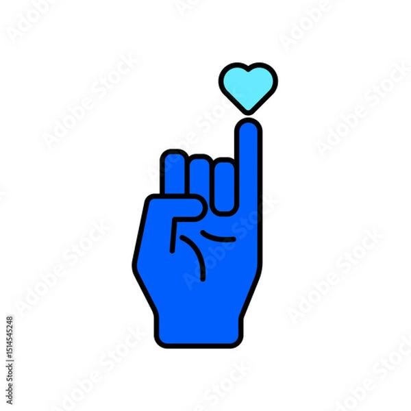 Fototapeta Icon a promise, isolated against a clean background.