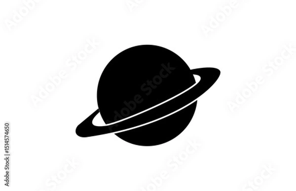 Fototapeta Planet Icon Vector – Space, Astronomy Symbol, Flat Design Illustration