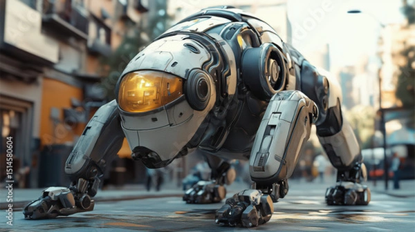 Fototapeta Petting the future.