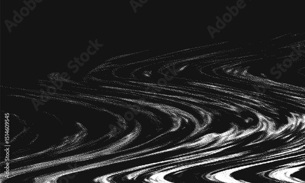 Obraz Glitch background. VHS grunge texture with noise effect and pixelation. Analog video digital errors. Retro pixel backdrop. Vector illustration.