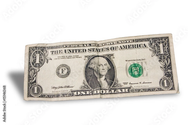 Fototapeta Falling Dollar Front