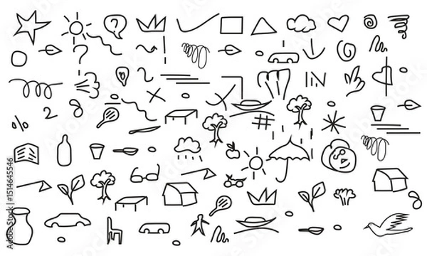 Obraz A vector marker swoosh image.