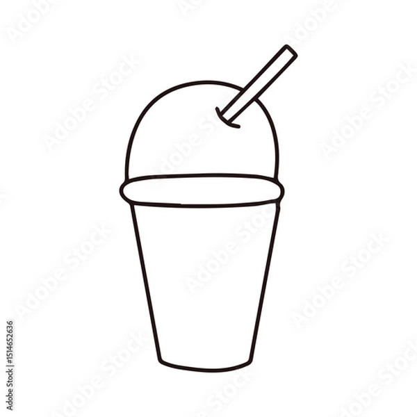 Obraz doodles snacks. doodles breakfast or street food. outline, cartoon and flat design. icon. stock element