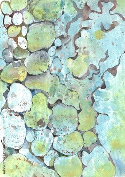 Fototapeta Background image, using the technique of cutting edges, color and weight, used as a background image.