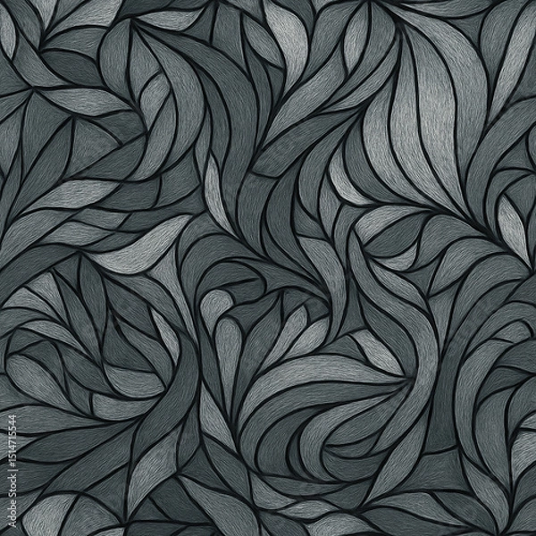 Obraz Handmade Ebru Marbling with AI Enhanced Abstract Pattern