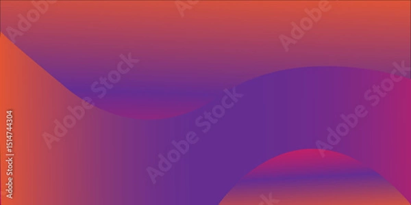 Obraz Abstract colourful design with smooth waves of pink, blue, and purple light creates a bright rainbow backdrop
