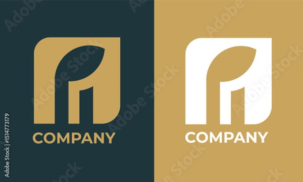 Fototapeta Musical Note Logo Design for Creative Music Ventures

