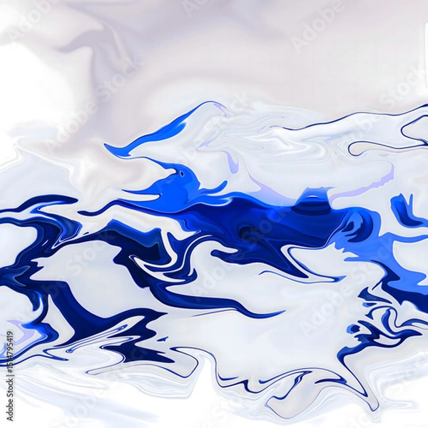 Obraz blue water splash