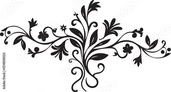 Fototapeta floral design element