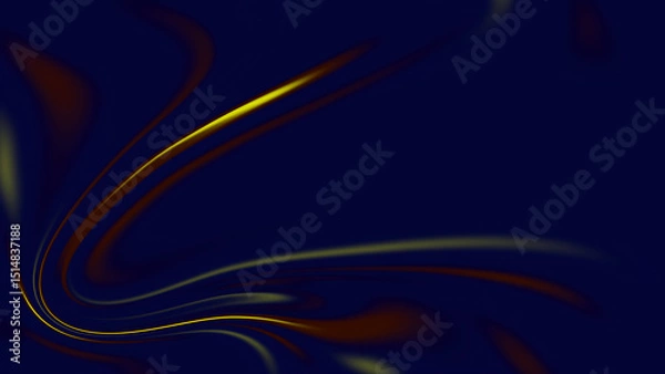Fototapeta abstract blue background with some waves