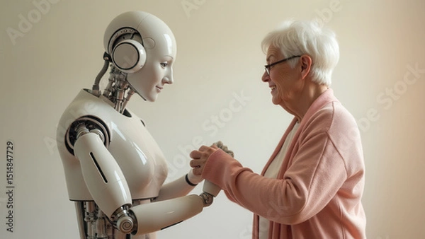 Fototapeta Robotic support systems for the aged