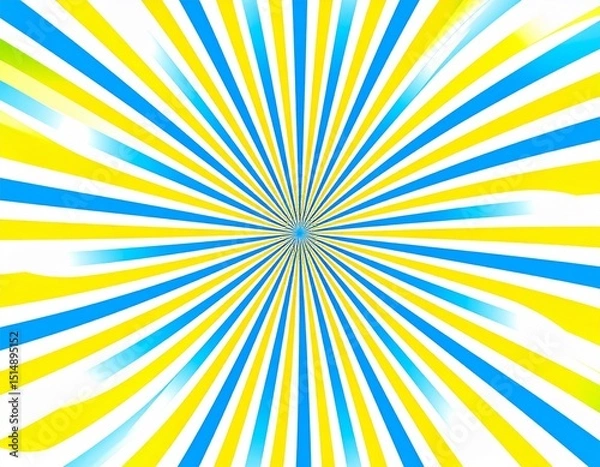 Fototapeta Colorful rainbow curve pop frame background