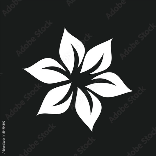 Fototapeta flower vector illustration design