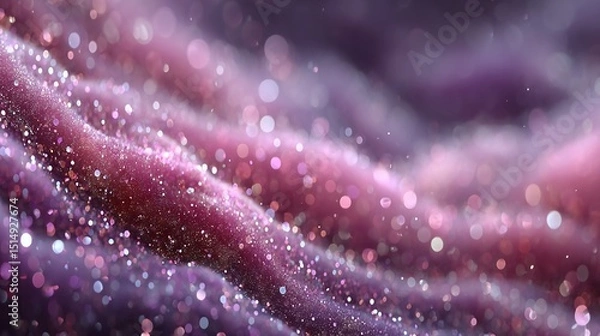 Obraz 紫色のキラキラした幻想的な背景