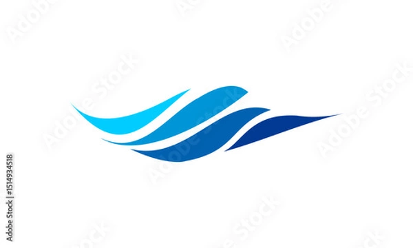 Obraz Sea Wave Logo