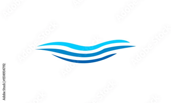 Obraz Wave Concept Logo