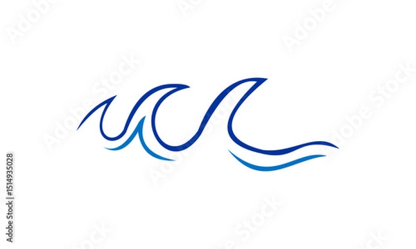 Obraz Wave Logo