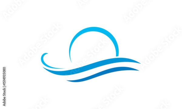 Obraz Wave View Logo