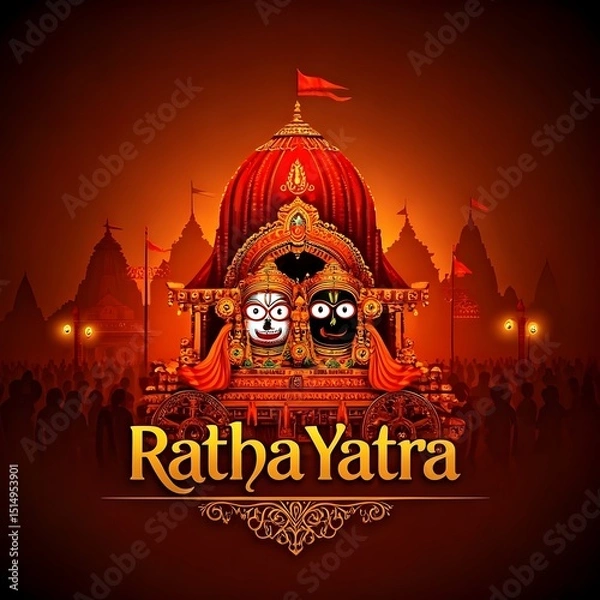 Obraz Ratha Yatra - Chariot Festival