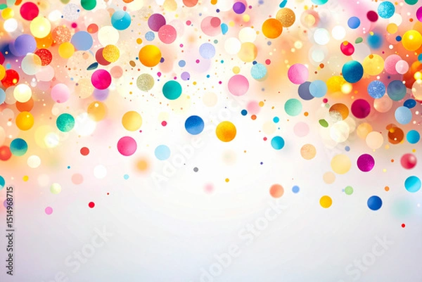 Fototapeta abstract colorful bokeh background with copy space for your text